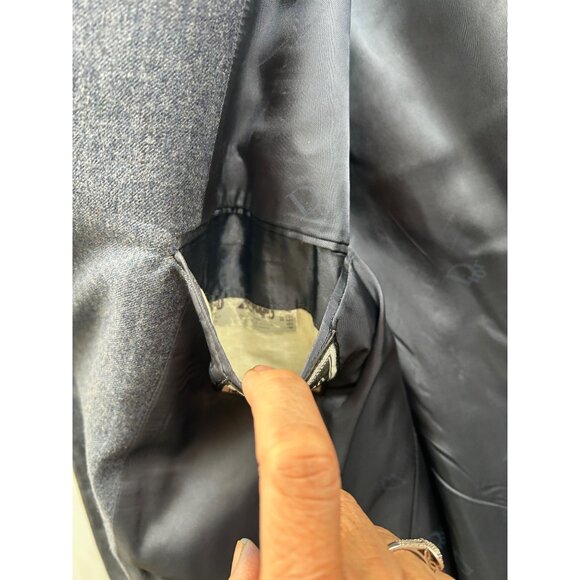 Christian Dior Monsieur Blazer Mens 44R Gray 100% Virgin Wool Tailored Classic - Picture 15 of 16